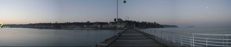 panorama animé jaune